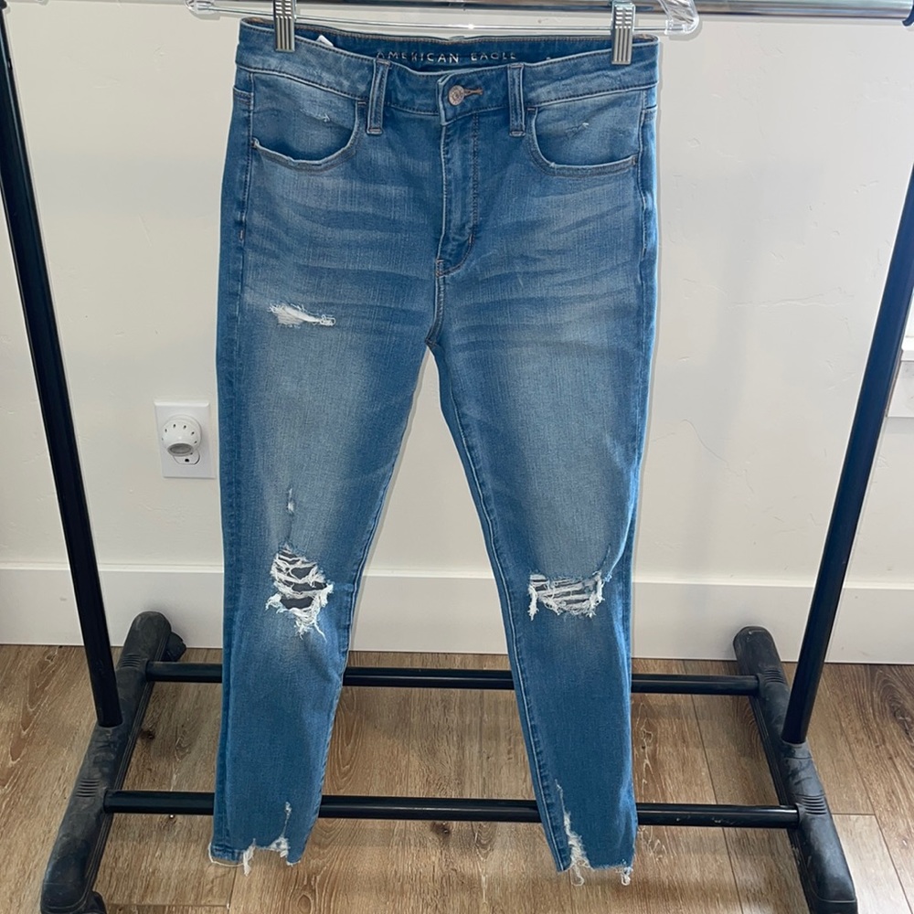Distressed AEO jeans